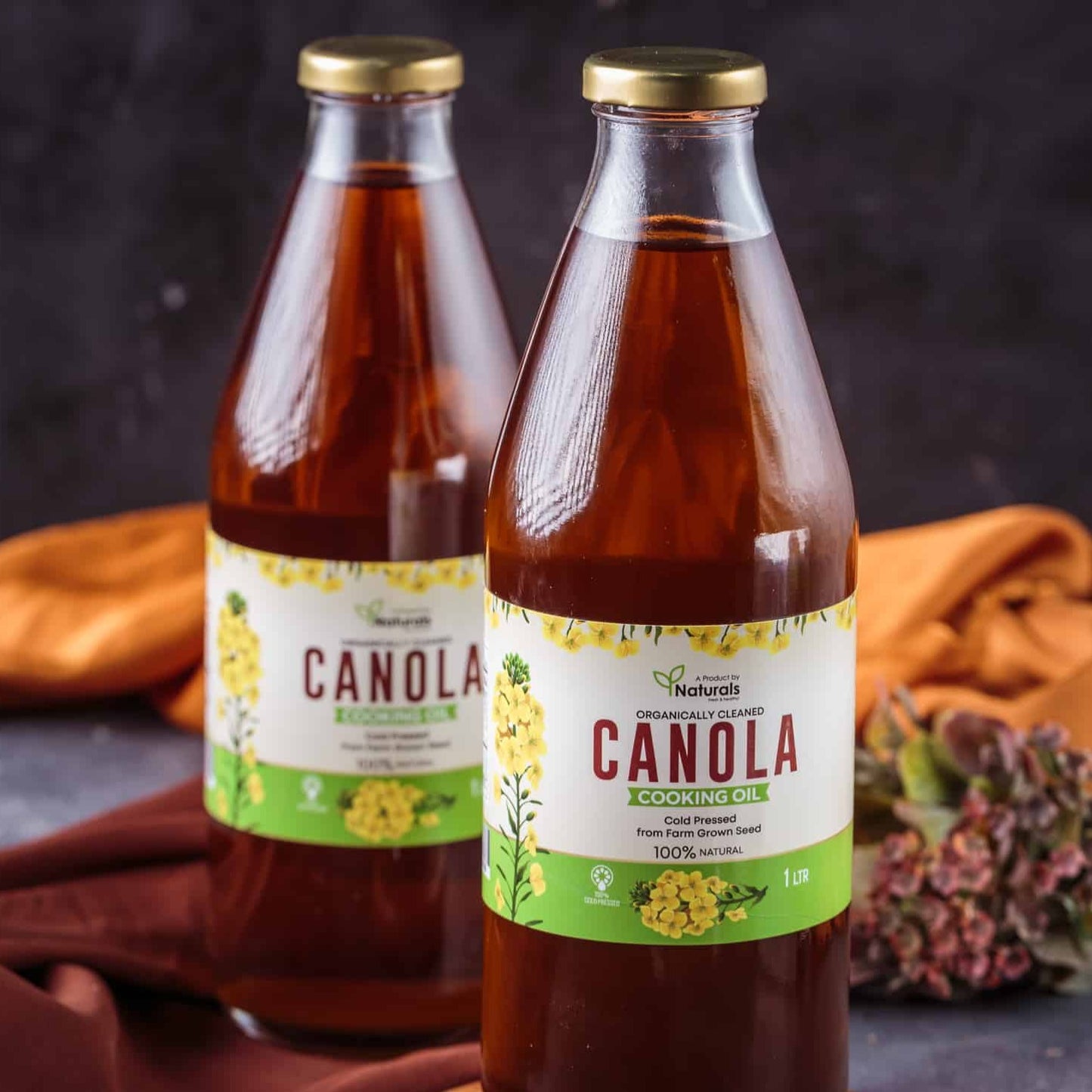 Cold Pressed Canola Cooking Oil 1 Ltr