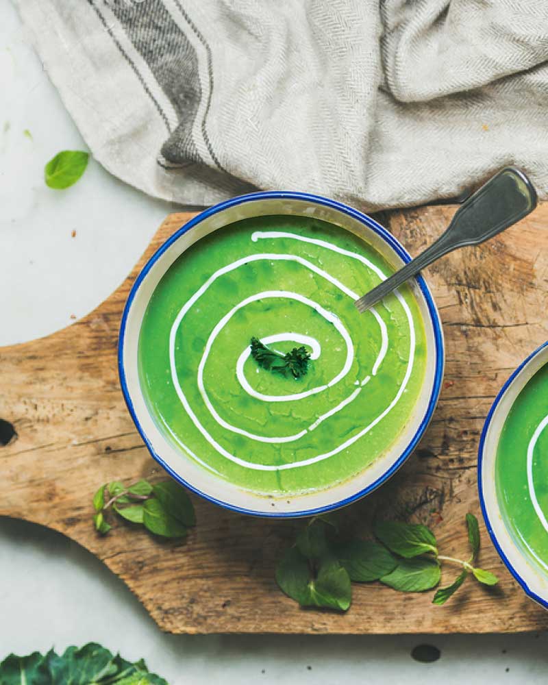 Broccoli and Feta Cream Soup (seasonal) - Naturals