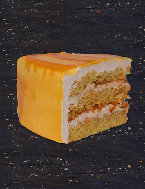 Caramel Crunch Cake Slice - Naturals
