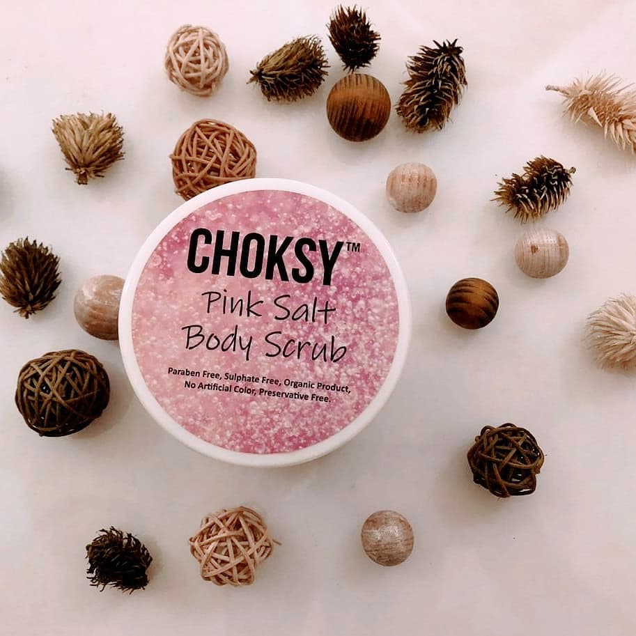 CHOKSY PINK SALT BODY SCRUB 300GM